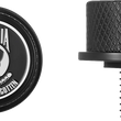 Load image into Gallery viewer, Figurati Designs Seat Mounting Knob - Black - POW MIA - Side View