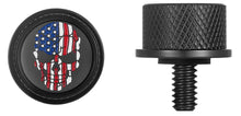 Load image into Gallery viewer, Figurati Designs Seat Mounting Knob - Black - Skull - Side View