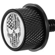 Load image into Gallery viewer, Figurati Designs Seat Mounting Knob - Black - Skull - Contrast Cut - Main Product View