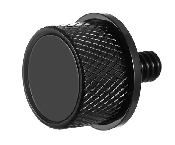 Figurati Designs Seat Mounting Knob - Black - Smooth - Main Product View