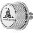 Load image into Gallery viewer, Figurati Designs Seat Mounting Knob - Stainless Steel - Don't Tread On Me - Main Product View