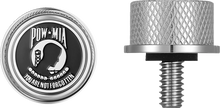 Load image into Gallery viewer, Figurati Designs Seat Mounting Knob - Stainless Steel - POW MIA - Side View