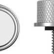 Load image into Gallery viewer, Figurati Designs Seat Mounting Knob - Stainless Steel - Smooth - Side View