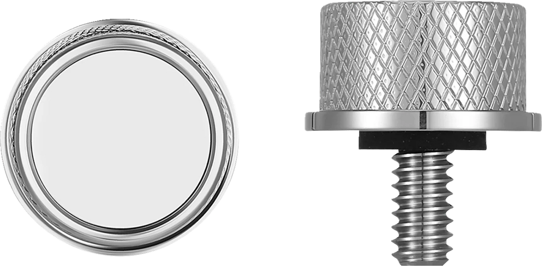Figurati Designs Seat Mounting Knob - Stainless Steel - Smooth - Side View