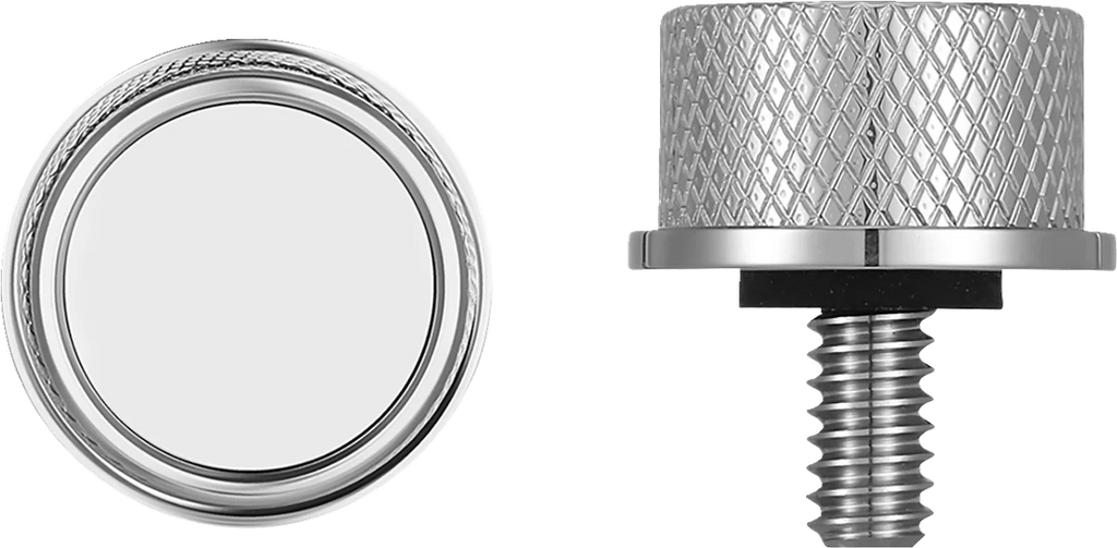 Figurati Designs Seat Mounting Knob - Stainless Steel - Smooth - Side View