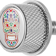 Load image into Gallery viewer, Figurati Designs Seat Mounting Knob - Stainless Steel - Sugar Skull - Main Product View
