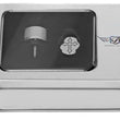 Load image into Gallery viewer, Figurati Designs Seat Mounting Knob - Stainless Steel - Cross - Back View