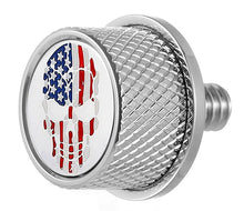 Load image into Gallery viewer, Figurati Designs Seat Mounting Knob - Stainless Steel - Skull - Main Product View