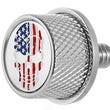 Load image into Gallery viewer, Figurati Designs Seat Mounting Knob - Stainless Steel - Skull - Main Product View
