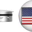Load image into Gallery viewer, Figurati Designs Swing Arm Covers - American Flag - Reversed - Main Product View