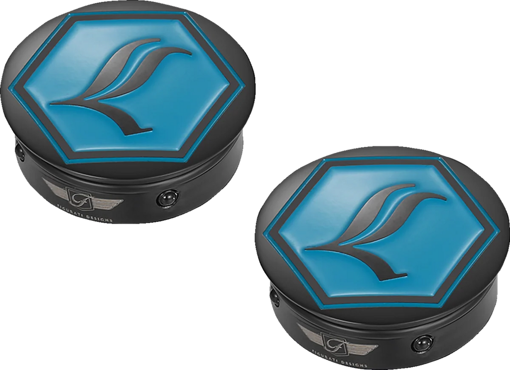 Figurati Designs Swing Arm Covers - Black - Side View