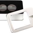 Load image into Gallery viewer, Figurati Designs Swing Arm Covers - Black Contrast Cut American Flag - Custom - Reversed - Black - Installation View