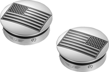 Load image into Gallery viewer, Figurati Designs Swing Arm Covers - Contrast Cut - Silver - Side View