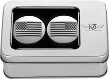Load image into Gallery viewer, Figurati Designs Swing Arm Covers - Contrast Cut - Silver - Back View