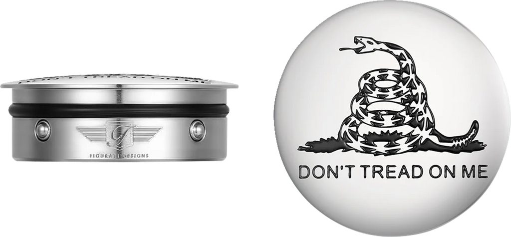 Figurati Designs Swing Arm Covers - Don't Tread On Me - Custom - Main Product View