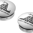 Load image into Gallery viewer, Figurati Designs Swing Arm Covers - Don't Tread On Me - Custom - Side View