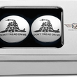 Load image into Gallery viewer, Figurati Designs Swing Arm Covers - Don't Tread On Me - Custom - Back View