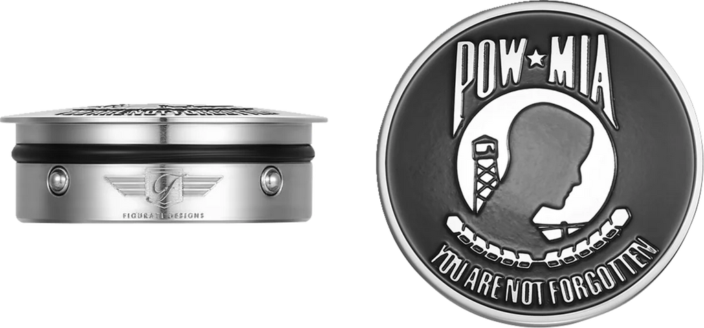 Figurati Designs Swing Arm Covers - POW MIA - Custom - Main Product View