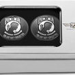 Load image into Gallery viewer, Figurati Designs Swing Arm Covers - POW MIA - Custom - Black - Back View