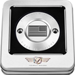 Load image into Gallery viewer, Figurati Designs Timing Cover - 2 Hole - American Flag - Contrast Cut - Stainless Steel - Back View