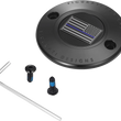 Load image into Gallery viewer, Figurati Designs Timing Cover - 2 Hole - Blue Line American Flag - Black - Main Product View