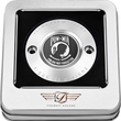 Load image into Gallery viewer, Figurati Designs Timing Cover - 2 Hole - POW MIA - Stainless Steel - Back View