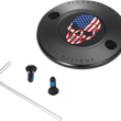Load image into Gallery viewer, Figurati Designs Timing Cover - 2 Hole - Skull - Black - Main Product View