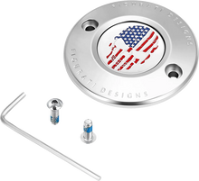 Load image into Gallery viewer, Figurati Designs Timing Cover - 2 Hole - Skull - Stainless Steel - Main Product View