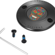 Load image into Gallery viewer, Figurati Designs Timing Cover - 2 Hole - Sugar Skull - Black - Main Product View