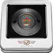 Load image into Gallery viewer, Figurati Designs Timing Cover - 2 Hole - Sugar Skull - Black - Back View