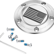 Load image into Gallery viewer, Figurati Designs Timing Cover - 5 Hole - American Flag - Contrast Cut - Stainless Steel - Main Product View