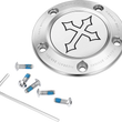 Load image into Gallery viewer, Figurati Designs Timing Cover - 5 Hole - Cross - Stainless Steel - Main Product View