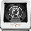 Load image into Gallery viewer, Figurati Designs Timing Cover - 5 Hole - POW MIA - Black - Back View