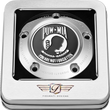 Load image into Gallery viewer, Figurati Designs Timing Cover - 5 Hole - POW MIA - Stainless Steel - Back View