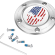 Load image into Gallery viewer, Figurati Designs Timing Cover - 5 Hole - Skull - Stainless Steel - Main Product View