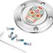 Load image into Gallery viewer, Figurati Designs Timing Cover - 5 Hole - Sugar Skull - Mirror Polished - Stainless Steel - Main Product View