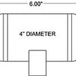 Load image into Gallery viewer, Firestone Air Tank 0.25 Gallon 4in. x 6in. (2) 1/4in. NPT Ports 150 PSI Max - Black (WR17609166) - Main Product View