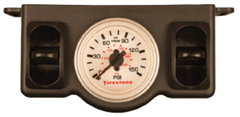 Firestone Pneumatic Dual Pressure Gauge - White Plastic (WR17602574) - Main Product View