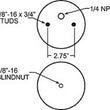 Load image into Gallery viewer, Firestone Ride-Rite Replacement Bellow 224C (For Kit PN 2040/1130/2601/2598/2580/2170) (W217606873) - Side View