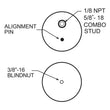 Load image into Gallery viewer, Firestone Ride-Rite Replacement Bellow 267C (For Kit PN 2361/2384/2430/2350/2458/2377) (W217606397) - Side View