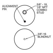 Load image into Gallery viewer, Firestone Ride-Rite Replacement Bellow 268C 5/8CF 1/2PIN BN (W217606766) - Side View