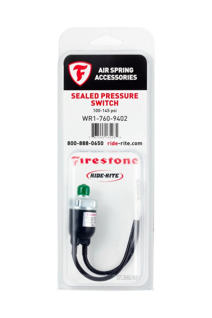 Firestone Sealed Air Pressure Switch 110-145 PSI - Single (WR17609402) - Side View