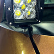 Load image into Gallery viewer, Fishbone Offroad 04-14 Ford F150 / 10-14 Raptor Hood Light Bracket - Black - Back View