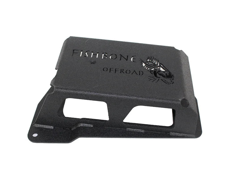 Fishbone Offroad 07-11 Jeep Wrangler JK Steel EVAP Canister Skid Plates - Black Textured Powdercoat - Additional View 7
