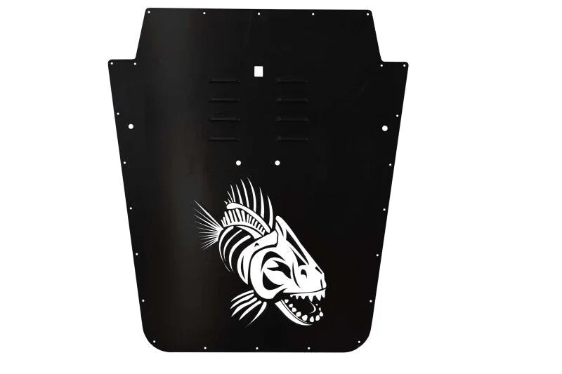 Fishbone Offroad 07-12 Jeep Wrangler JK Hood Louver - Black - Main Product View