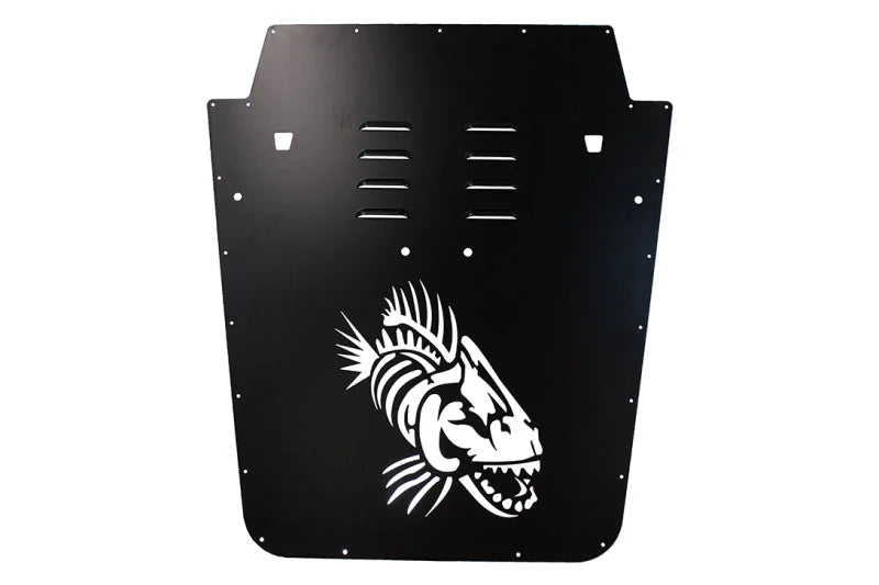 Fishbone Offroad 07-12 Jeep Wrangler JK Hood Louver - Black - Additional View 8