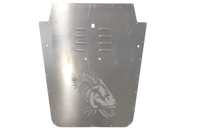 Fishbone Offroad 07-12 Jeep Wrangler JK Hood Louver Raw Unpainted - Additional View 6