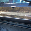 Load image into Gallery viewer, Fishbone Offroad 07-18 Chevrolet Silverado 1500/2500/3500 Crew Cab Oval Side Steps - Black Textured - Side View