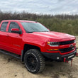 Load image into Gallery viewer, Fishbone Offroad 07-18 Chevrolet Silverado 1500/2500/3500 Double Cab Oval Side Steps -Black Textured - Additional View 6