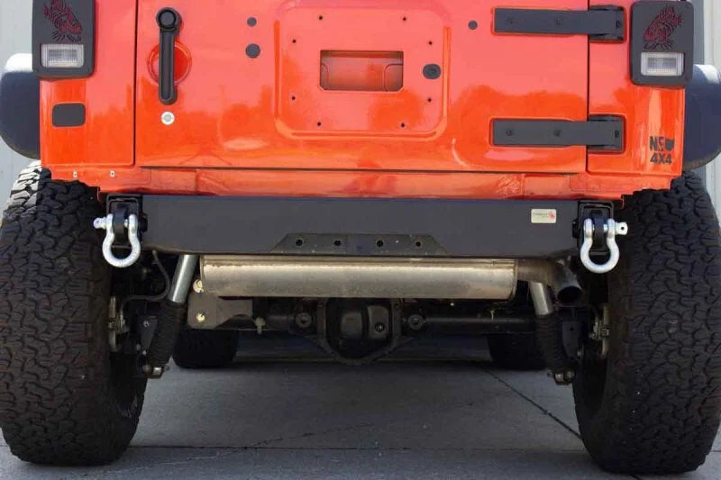 Fishbone Offroad 07-18 JK Wrangler Rubicon and Unlimited Jeep JK Rear D-Ring Frame Mounts - Installation View
